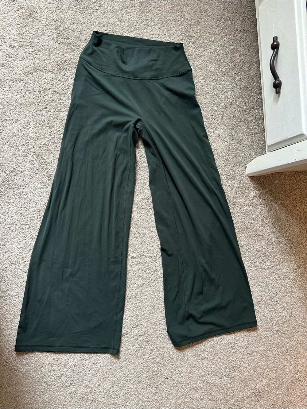 CRZ YOGA Forest Green Wide-Leg Leggings - Picture 2 of 5